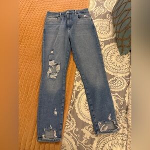 Good American Good Waist Crop Jeans size 8